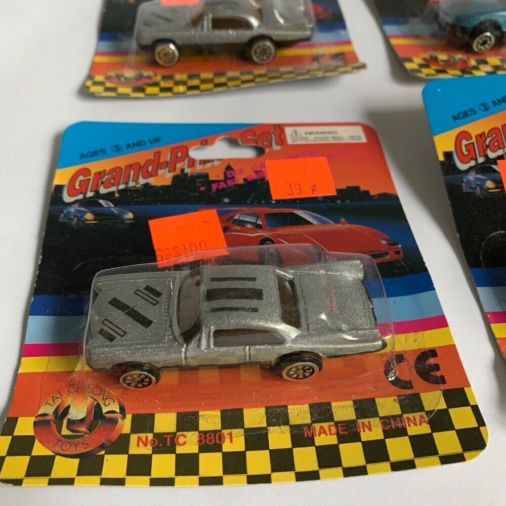 Tai Cheong Grand Prix Set Lot of 6 Cars Vintage New - Picture 2 of 8